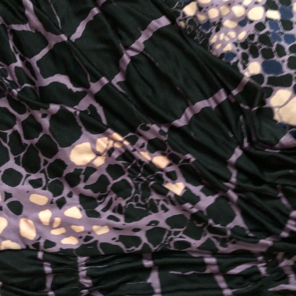 Tibi One Shoulder Alligator print dress size small - Picture 4 of 6